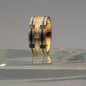 Tri-color Copper and Nickel Ring